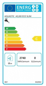 Hajdu AQ80 Aquastic Eco Slim elektromos forróvíztároló